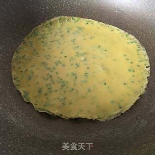 野蒜蛋卷的做法步骤：10