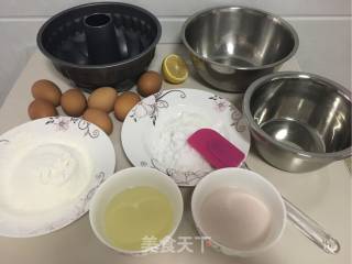 酸奶戚风蛋糕（八寸）的做法步骤：1