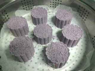 黑玫瑰米糕的做法步骤：4