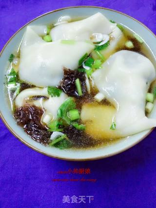 荠菜肉馄饨的做法步骤：8