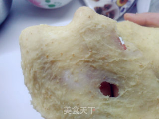 花朵全麦早餐包（二发冷藏发酵法）的做法步骤：2