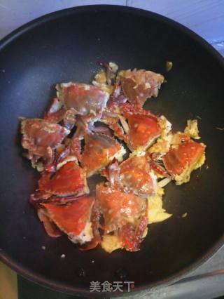蛋炒海蟹的做法步骤：5