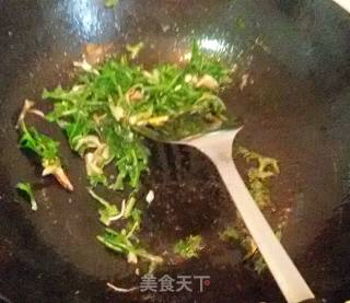 蒲公英炒鸡蛋的做法步骤：5