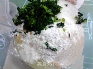 烤肠茼蒿面包的做法步骤：3