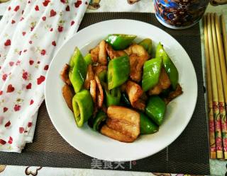 尖椒炒五花肉的做法步骤：6