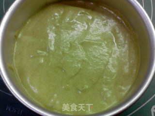 翡翠茼蒿蛋糕的做法步骤：12