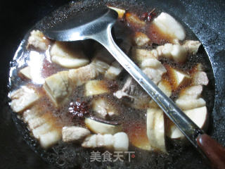 鲜素鸡烧五花肉的做法步骤：11