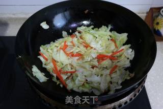 芝麻椒香卷心菜的做法步骤：3