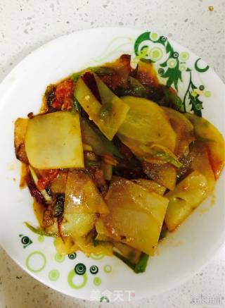 青椒土豆片的做法步骤：7