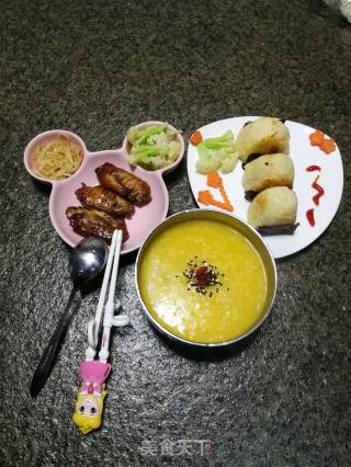 肉松饭团的做法步骤：2