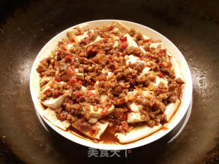 肉末蒸豆腐的做法步骤：8