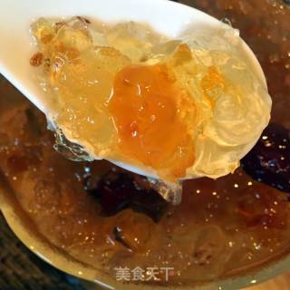 冰糖红枣炖桃胶的做法步骤：6