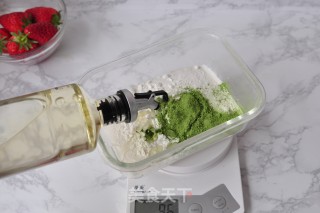 青汁草莓大福的做法步骤：3
