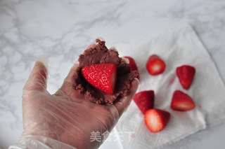 青汁草莓大福的做法步骤：10