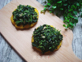 人青菜糊饼的做法步骤：16