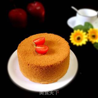 六寸戚风蛋糕的做法步骤：14