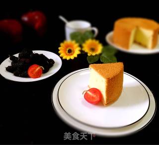 六寸戚风蛋糕的做法步骤：16
