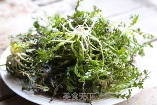 香煎荠菜馄饨的做法步骤：1