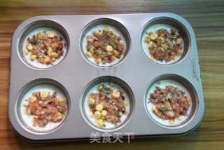玉米鲜肉挞的做法步骤：6