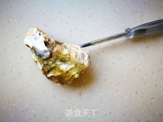 菠菜烤生蚝的做法步骤：7