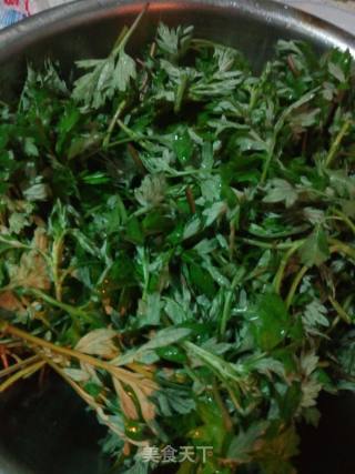 蒿子粑粑的做法步骤：1
