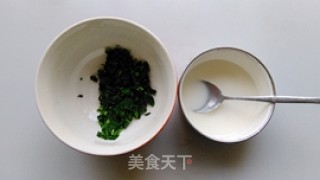 荠菜虾米豆腐羹的做法步骤：6