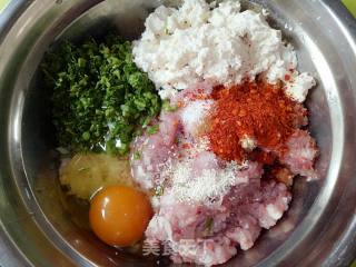 豆腐香椿肉饼的做法步骤：6