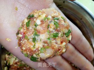 豆腐香椿肉饼的做法步骤：7