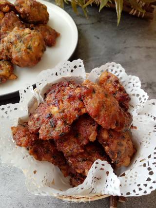 豆腐香椿肉饼的做法步骤：12