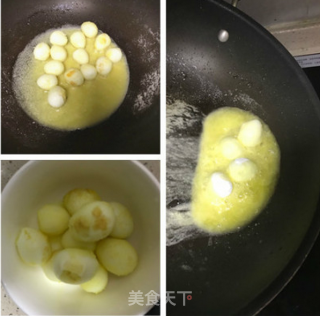 红果家菜谱之茄汁鹌鹑蛋的做法步骤：2