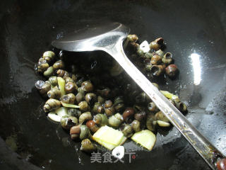 蛳螺炒花蛤的做法步骤：3