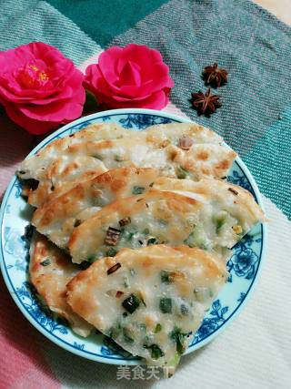 饺子皮葱油饼的做法步骤：8
