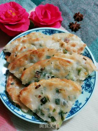 饺子皮葱油饼的做法步骤：9