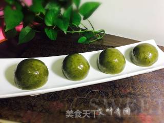 ＃春食野菜香＃艾草青团的做法步骤：9