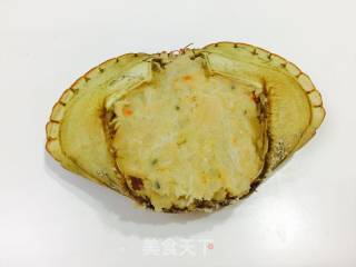 芝士焗面包蟹的做法步骤：7