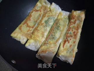 韭菜鸡蛋卷的做法步骤：5