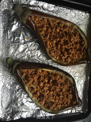 香烤肉末茄子的做法步骤：7