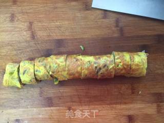 野葛花鹅蛋卷的做法步骤：10