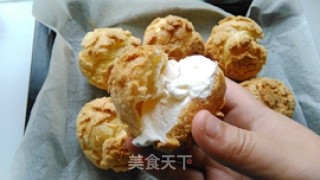 酥皮奶油泡芙的做法步骤：14