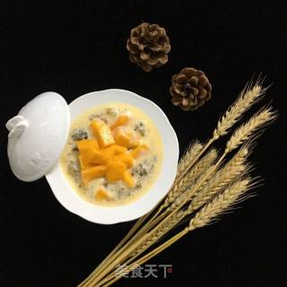 牛奶香芒桃胶的做法步骤：6