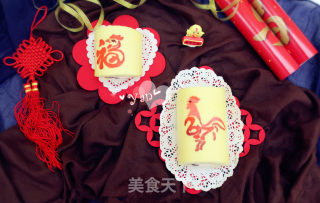 2017，“金鸡报福”蛋糕卷的做法步骤：20