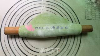 手擀油泼菠菜面的做法步骤：14