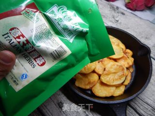 黑胡椒料烤土豆片的做法步骤：9