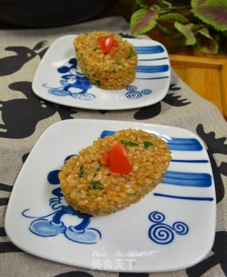 CoCoLc的私菜食谱经－－酱油炒饭【糙米饭版】的做法步骤：8