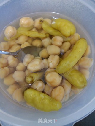泡椒鹰嘴豆的做法步骤：6