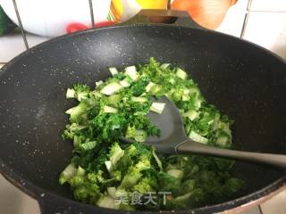 ＃春食野菜香＃双腊菜饭的做法步骤：3