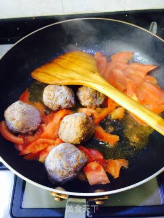 meatball spaghettini的做法步骤：3