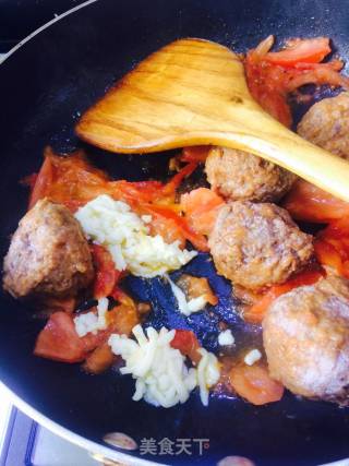 meatball spaghettini的做法步骤：4