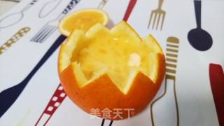 香橙蒸蛋的做法步骤：4