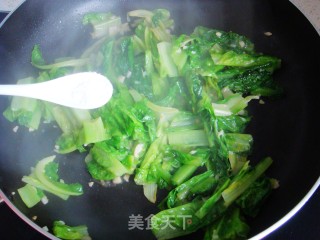 蒜蓉莴笋叶的做法步骤：8